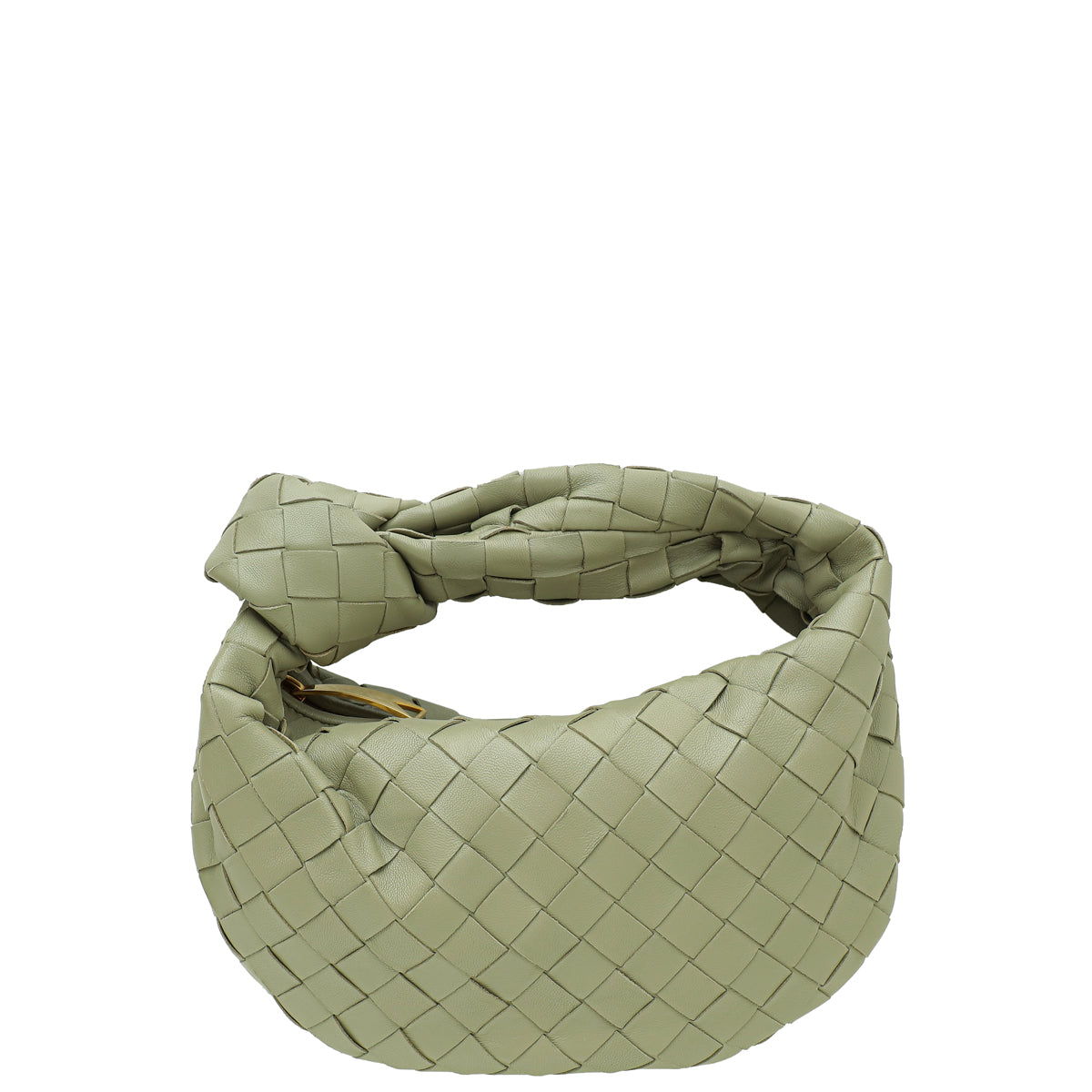 Bottega Veneta Travertine Intrecciato Nappa Jodie Mini Bag-Bottega Veneta-THE CLOSET