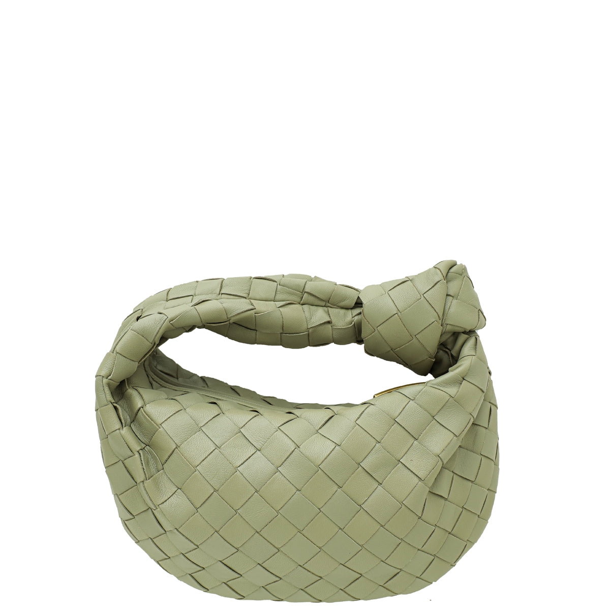 Bottega Veneta Travertine Intrecciato Nappa Jodie Mini Bag-Bottega Veneta-THE CLOSET