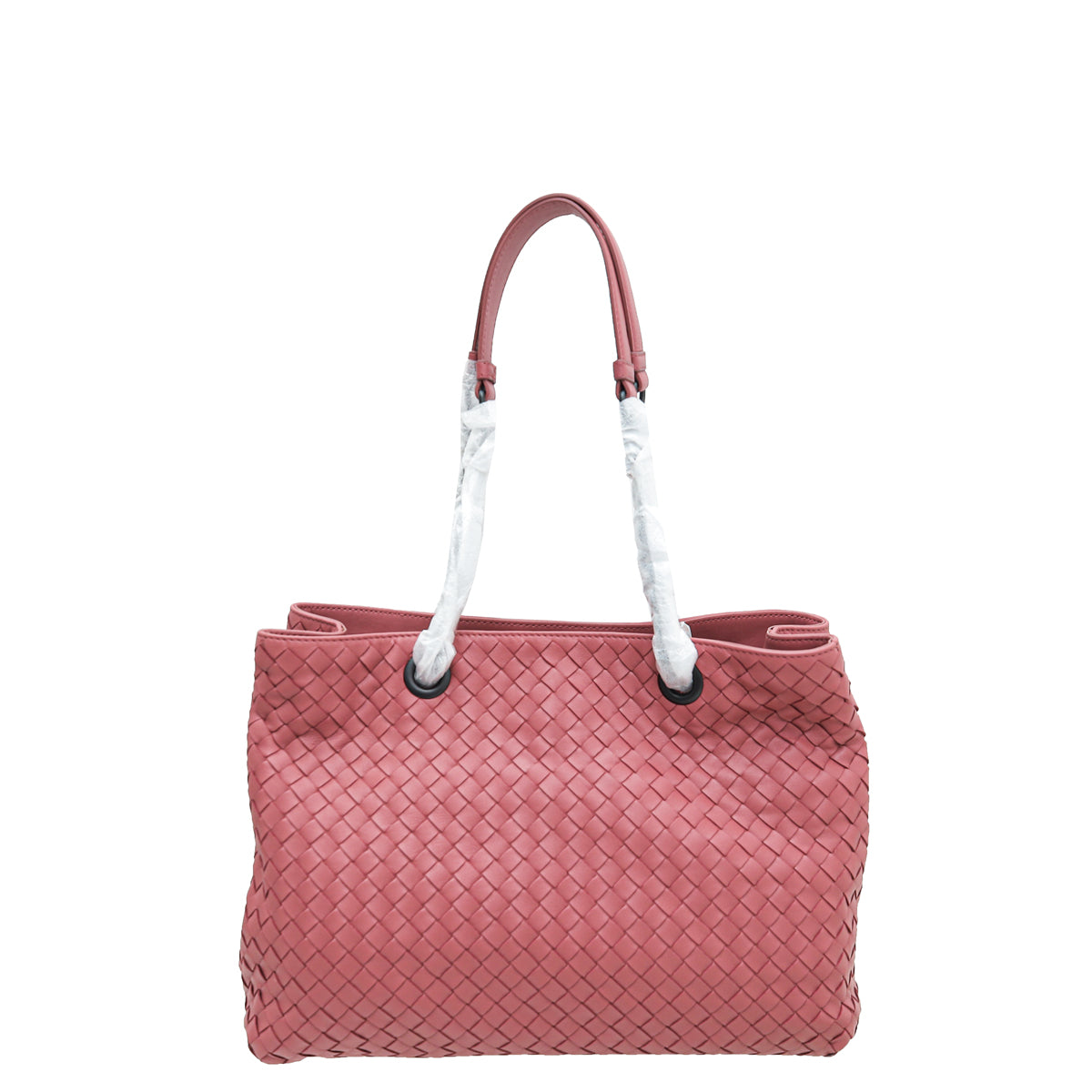 Bottega Veneta Old Rose Intrecciato Classic Tote Bag-Bottega Veneta-THE CLOSET