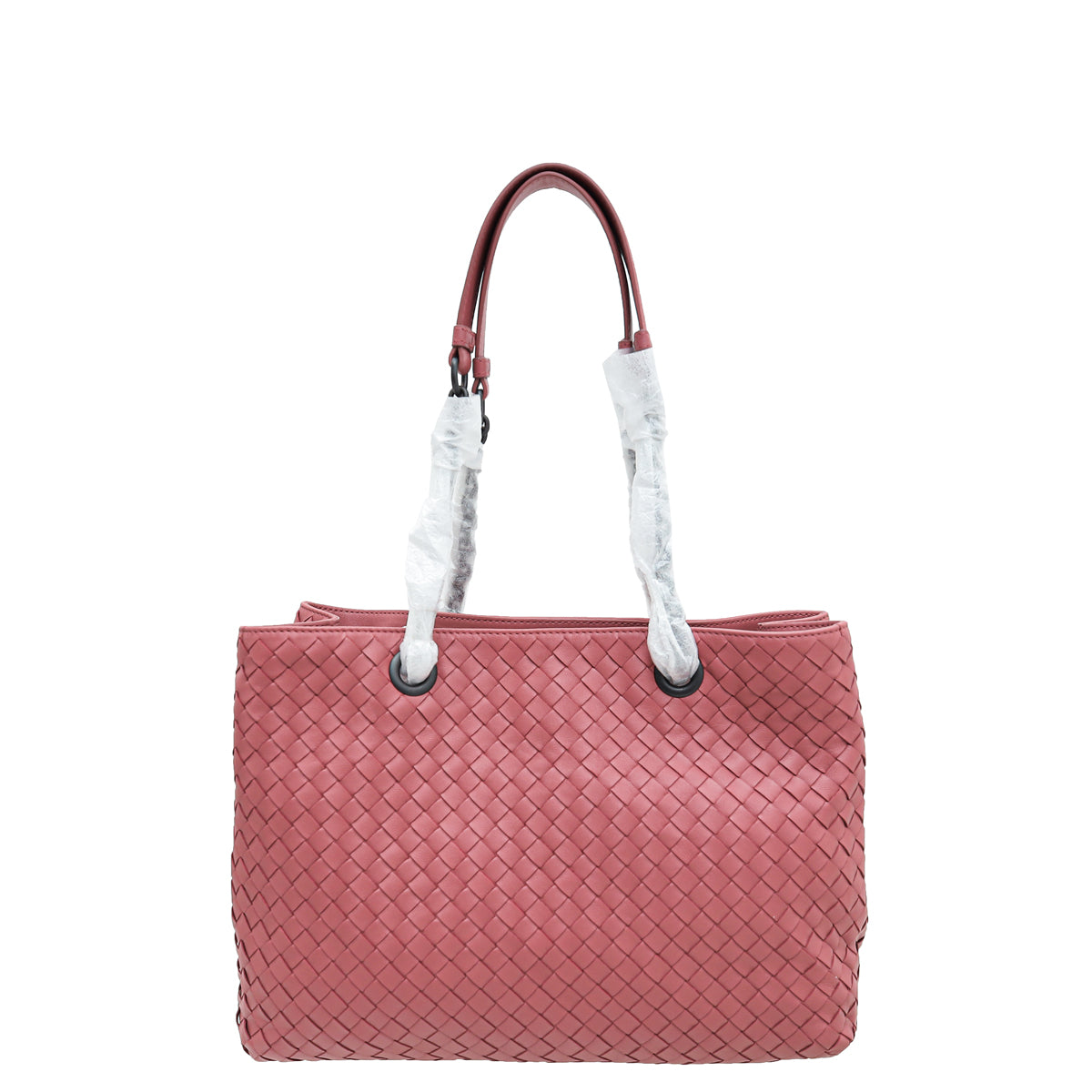 Bottega Veneta Old Rose Intrecciato Classic Tote Bag-Bottega Veneta-THE CLOSET
