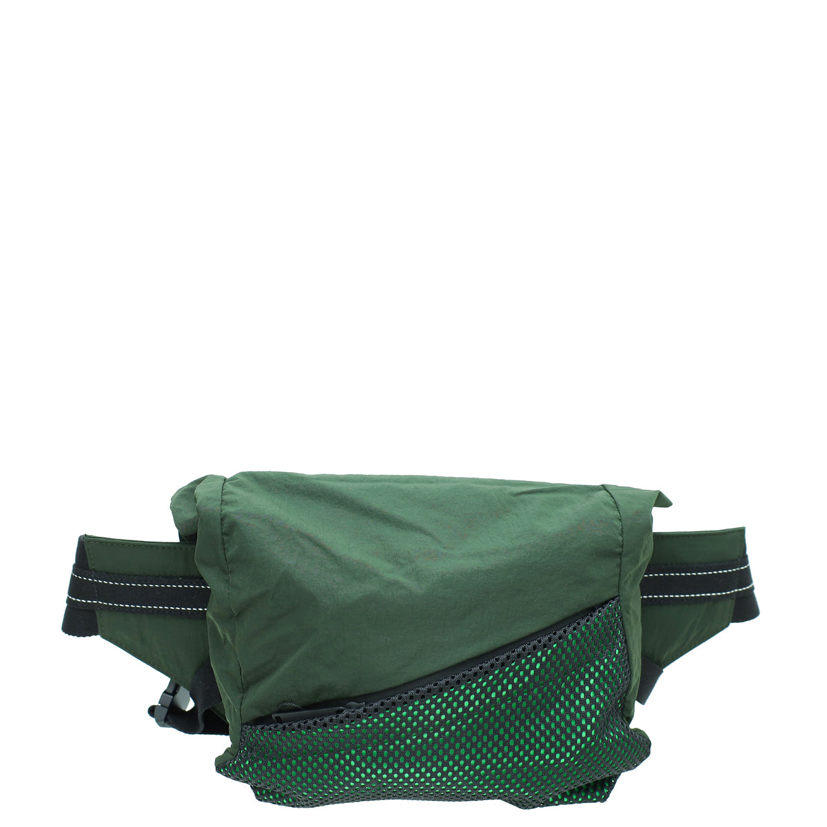 Bottega Veneta Bicolor Technical Nylon Mesh Belt Bag
