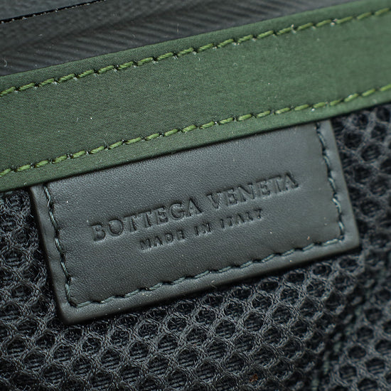 Bottega Veneta Bicolor Technical Nylon Mesh Belt Bag