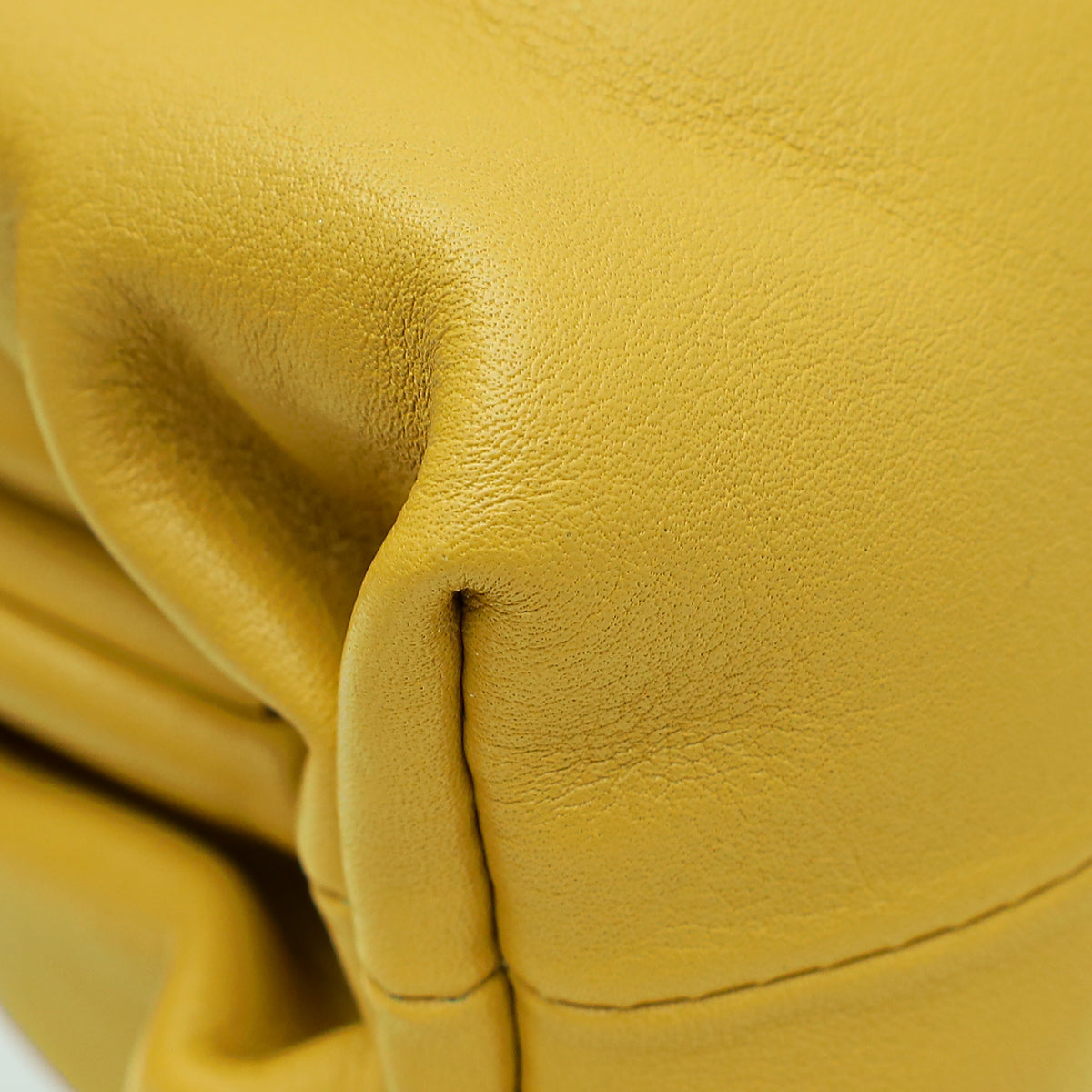Bottega Veneta Ocra Gold Nappa Leather Mini Pouch Bag