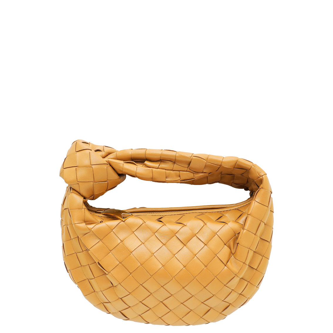 Bottega Veneta Caramel Intrecciato Nappa Mini Jodie Bag-Bottega Veneta-THE CLOSET