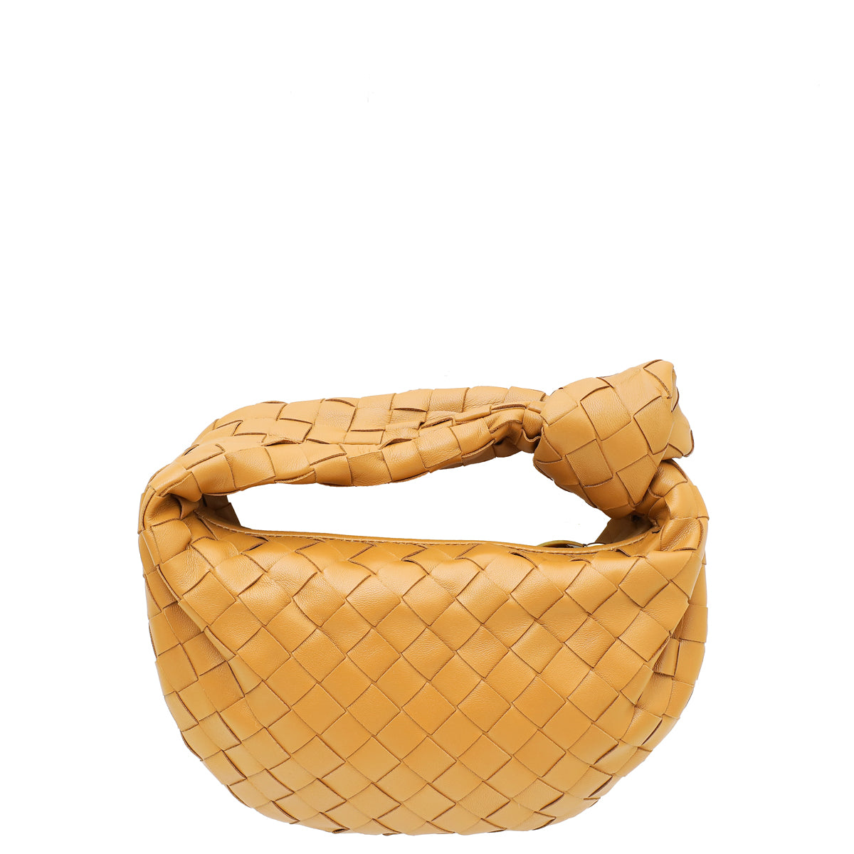Bottega Veneta Caramel Intrecciato Nappa Mini Jodie Bag-Bottega Veneta-THE CLOSET