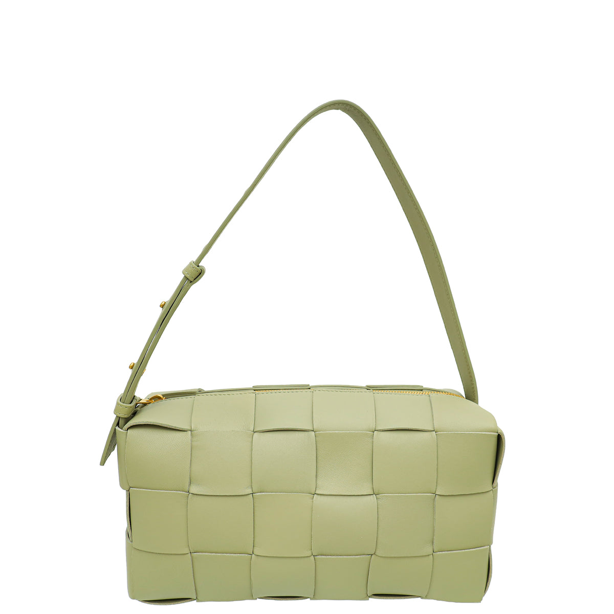 Bottega Veneta Mushroom Brick Cassette Shoulder Bag-Bottega Veneta-THE CLOSET