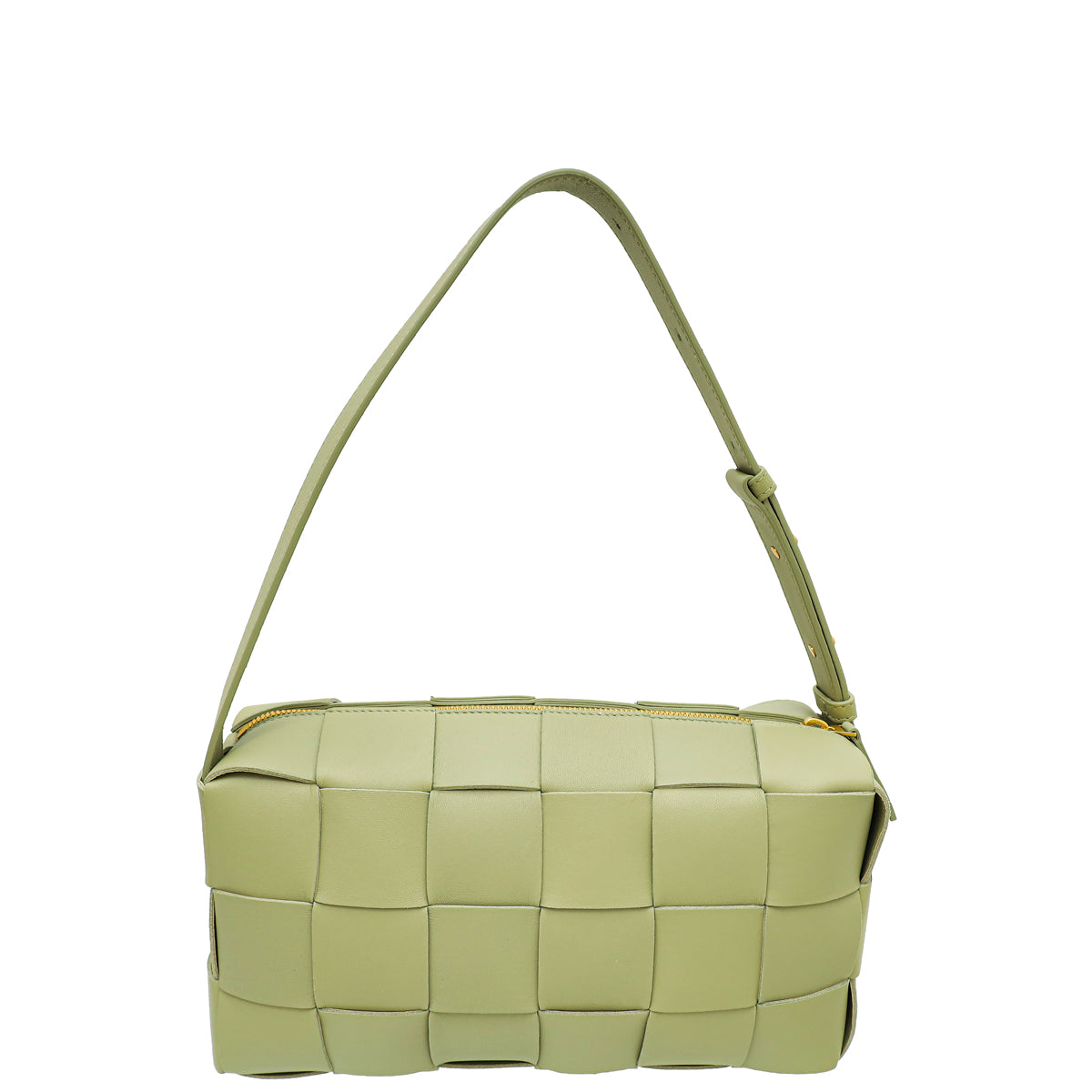 Bottega Veneta Mushroom Brick Cassette Shoulder Bag-Bottega Veneta-THE CLOSET