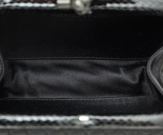 Bottega Veneta Ayers-Trimmed Intrecciato Knot Clutch - Black Clutches,  Handbags - BOT220546