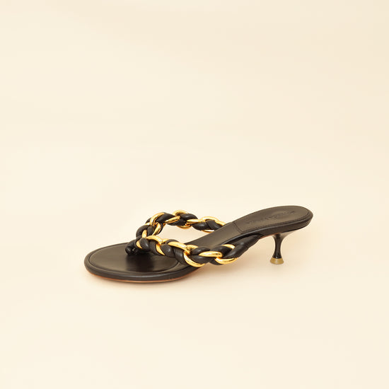 Bottega Veneta Chocolate Dot 55 Sandals 38.5-Bottega Veneta-THE CLOSET