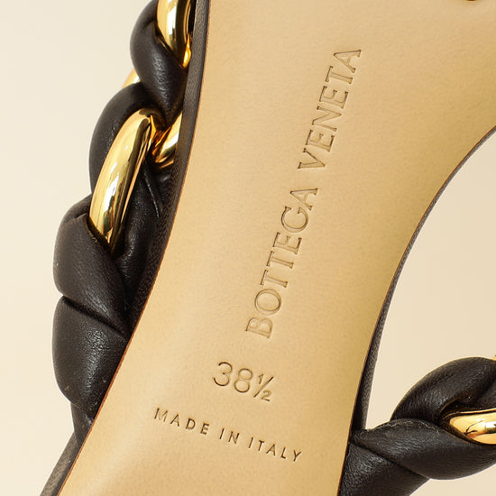 Bottega Veneta Chocolate Dot 55 Sandals 38.5-Bottega Veneta-THE CLOSET