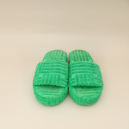 Bottega Veneta Grass Resort Sponge Slides 38-Bottega Veneta-THE CLOSET