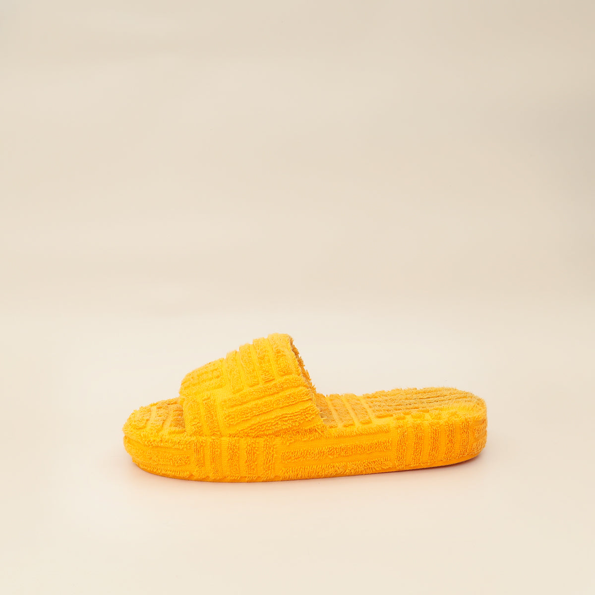 Bottega Veneta Orange Resort Sponge Slides 37-Bottega Veneta-THE CLOSET