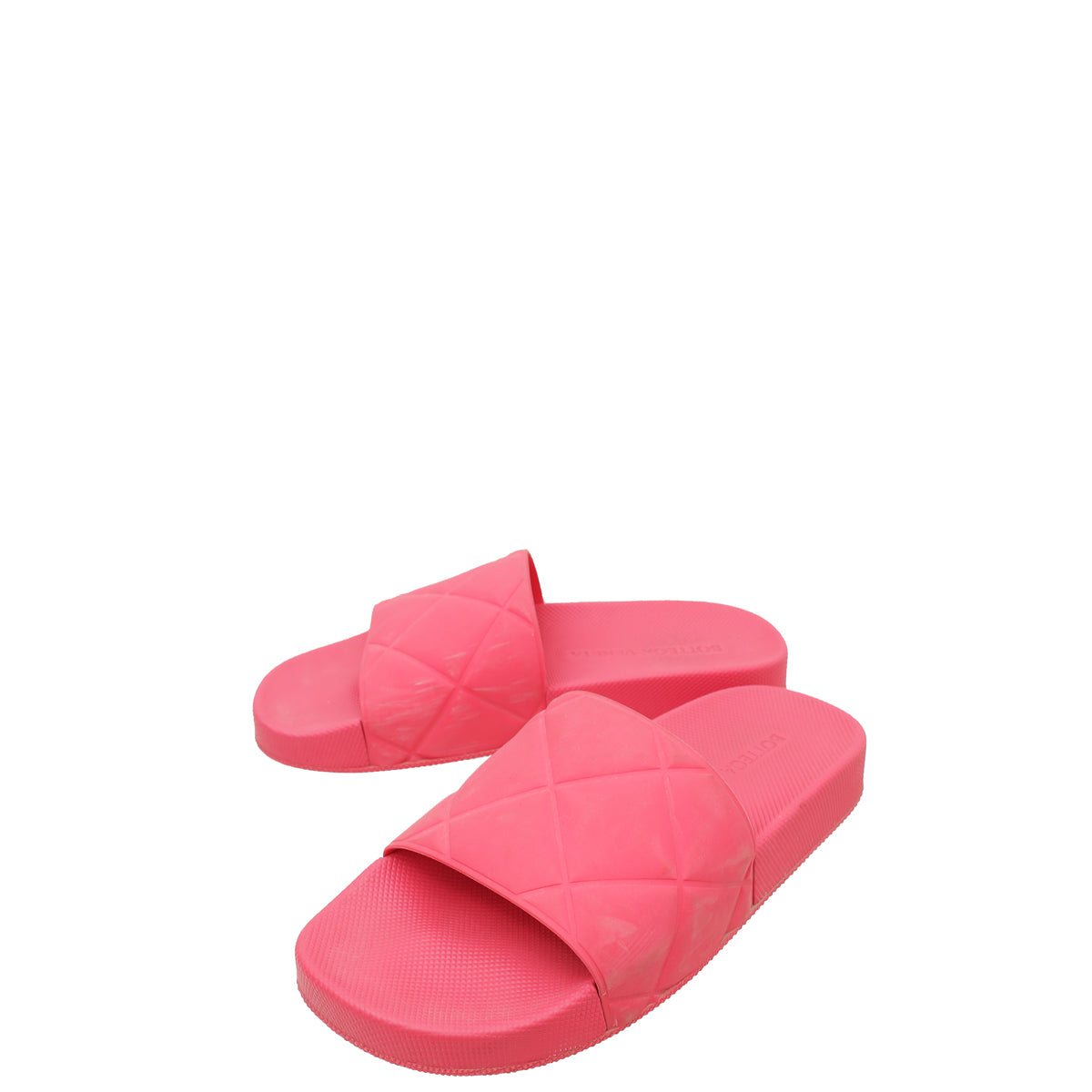 Bottega Veneta Pink Rubber Slider Sandal 36-Bottega Veneta-THE CLOSET