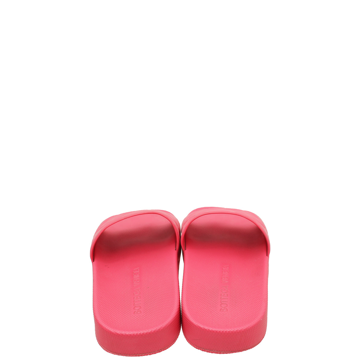 Bottega Veneta Pink Rubber Slider Sandal 36