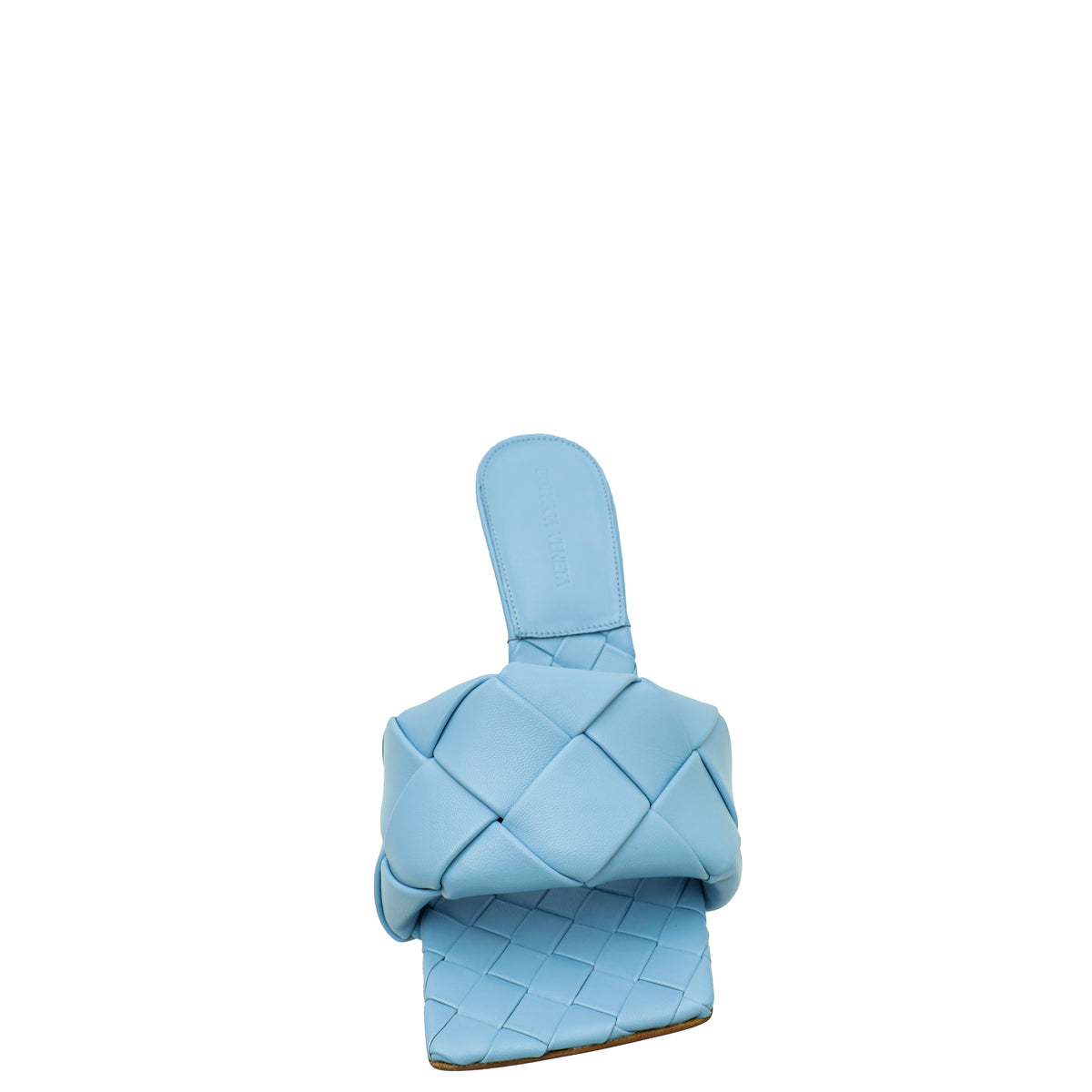 Bottega Veneta Sky Blue Intrecciato Nappa Lido Mule 39-Bottega Veneta-THE CLOSET