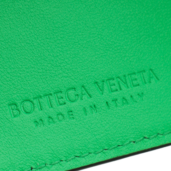 Bottega Veneta Bicolor Intrecciato Bill Clip Wallet