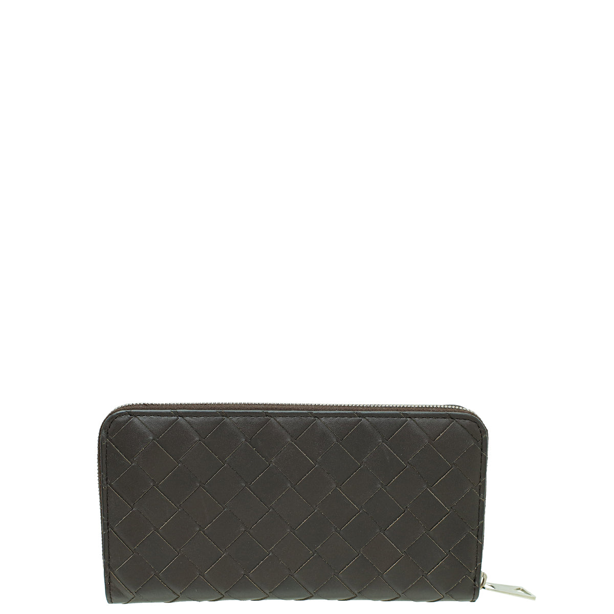 Bottega Veneta Chocolate Intrecciato Nappa Zip Around Wallet-Bottega Veneta-THE CLOSET