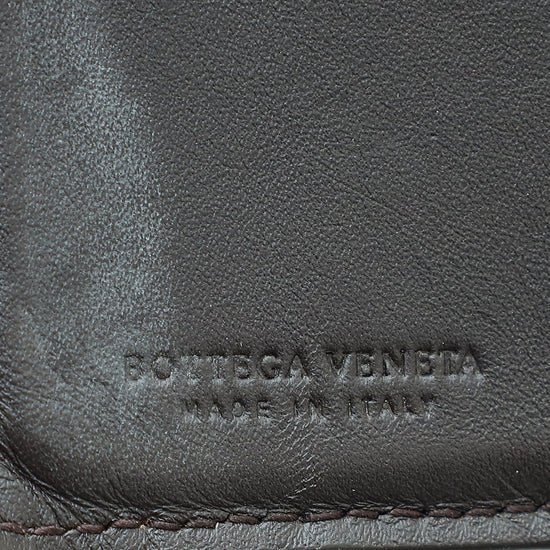 Load image into Gallery viewer, Bottega Veneta Chocolate Brown Intrecciato Nappa Slim Bifold Wallet
