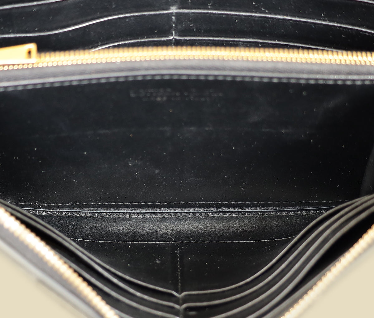 Bottega Veneta Black Cassette Zip Around Wallet-Bottega Veneta-THE CLOSET