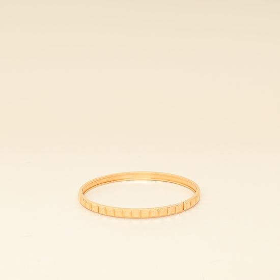 Boucheron 18K Rose Gold Quatre Clou de Paris Bangle