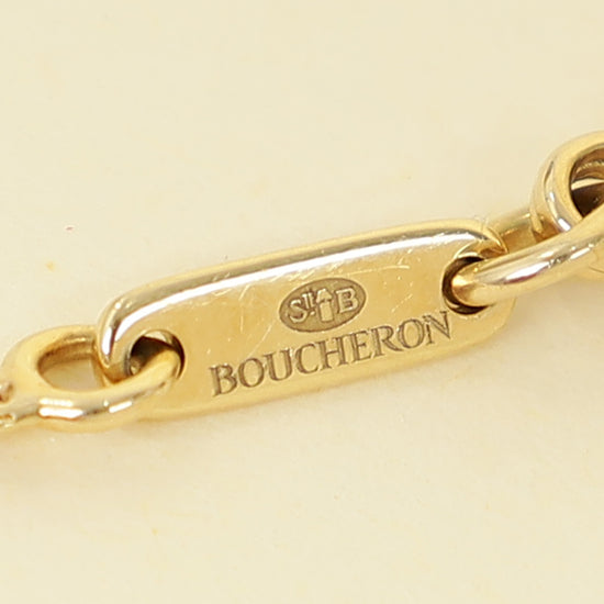 Boucheron 18K Yellow Gold MOP Serpent Boheme Bracelet S Motif