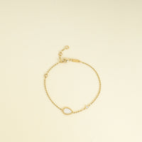 Boucheron 18K Yellow Gold Serpent Boheme XS Mother-Of-Pearl Bracelet