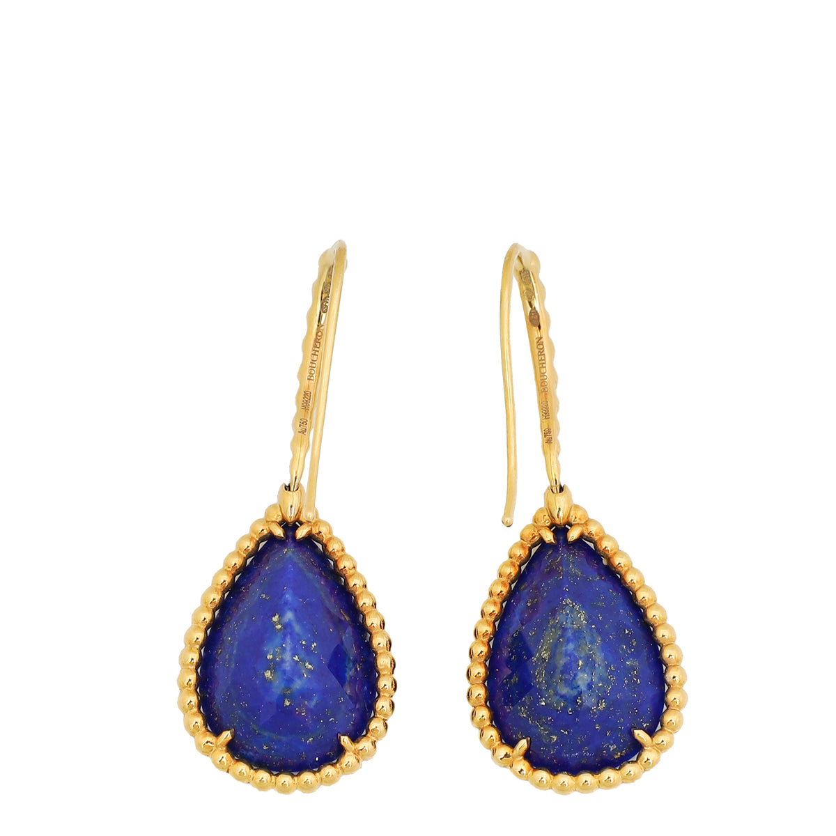 Boucheron 18K Yellow Gold Serpent Boheme Sleeper Earrings-Boucheron-THE CLOSET