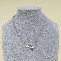 Boucheron 18K White Gold Lierre de Paris Diamond Necklace
