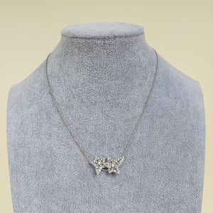 Boucheron 18K White Gold Lierre de Paris Diamond Necklace