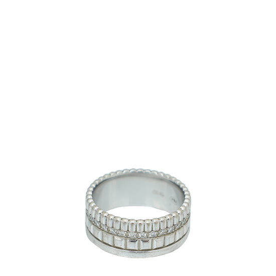 Boucheron 18K White Gold Diamond Quatre Radiant Edition Small Model Ring 48