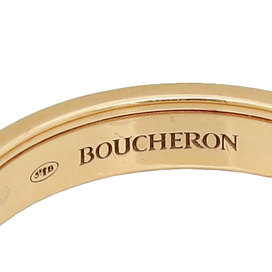 Boucheron 18K Rose Gold Quatre Classique Wedding Band