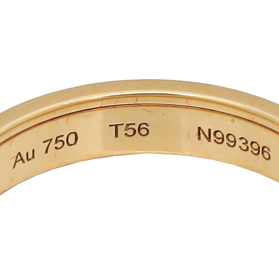 Boucheron 18K Rose Gold Quatre Classique Wedding Band