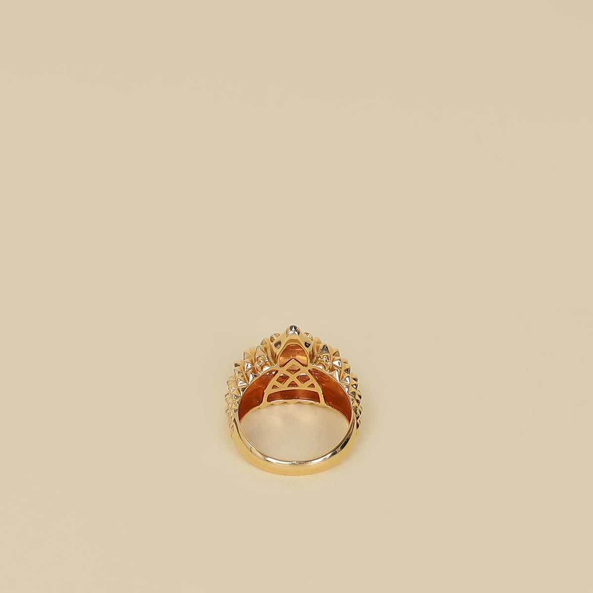 Boucheron 18K Pink Gold Animaux de Collection "Hans the Hedgehog" Ring Small Model 53-Boucheron-THE CLOSET