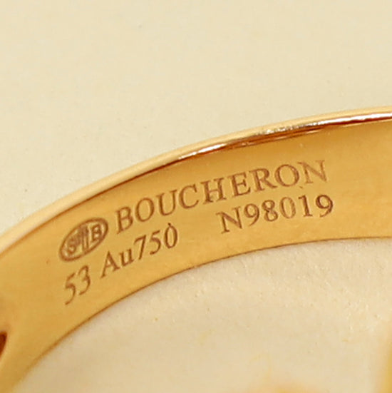 Boucheron 18K Pink Gold Animaux de Collection "Hans the Hedgehog" Ring Small Model 53-Boucheron-THE CLOSET