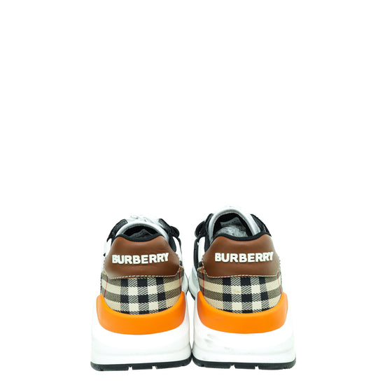Burberry Multicolor Check Regis Sneakers 42