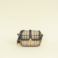 Burberry Bicolor Nova Check Crossbody Bag