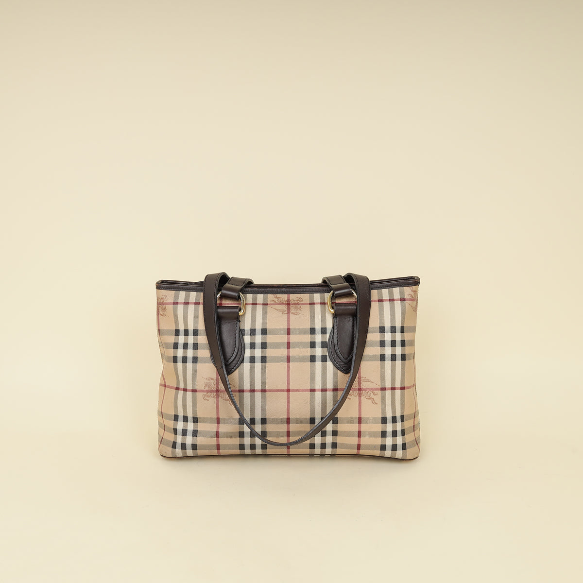 Burberry Haymarket Regent Tote Medium Bag-Burberry-THE CLOSET