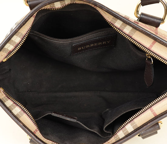 Burberry Haymarket Regent Tote Medium Bag-Burberry-THE CLOSET