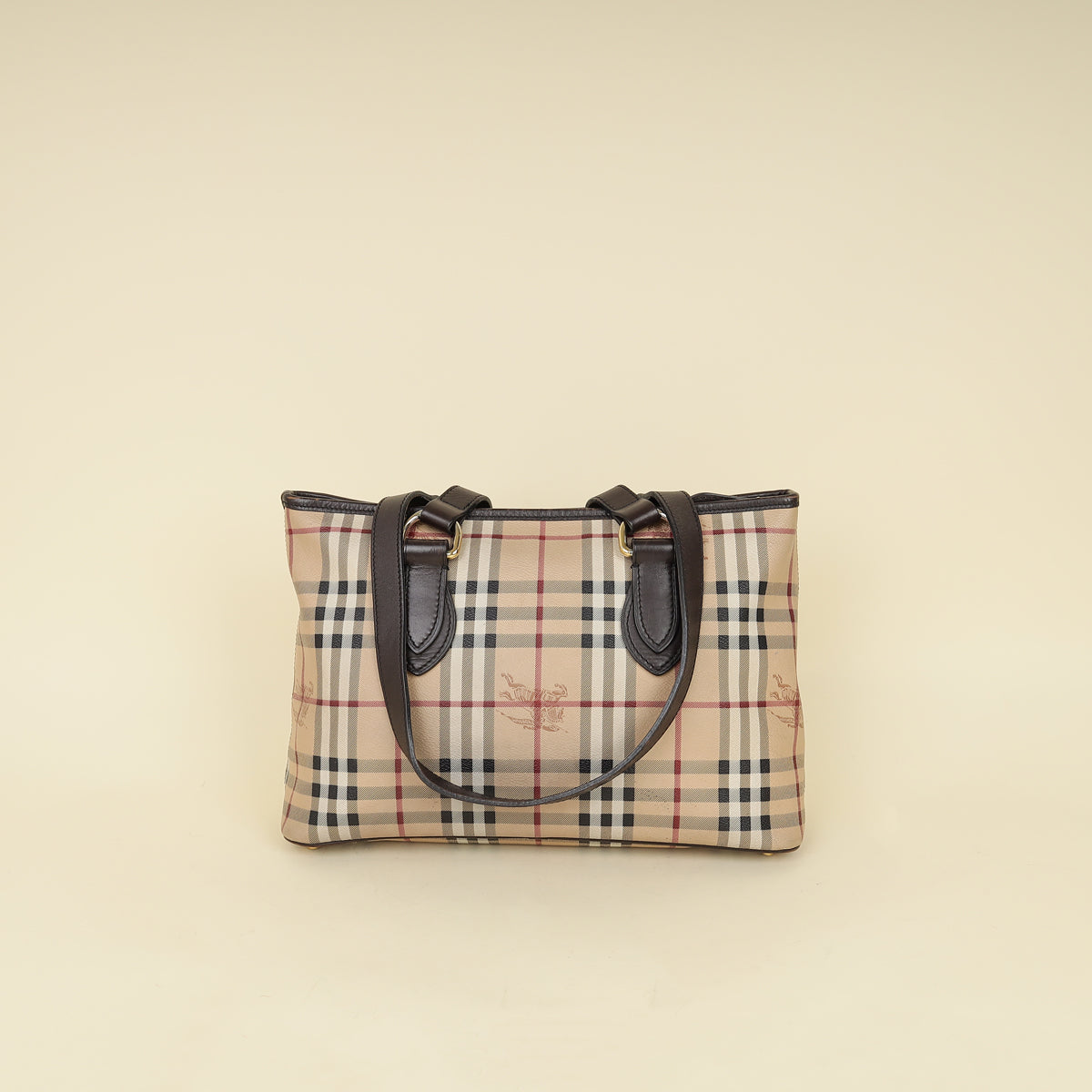 Burberry Haymarket Regent Tote Medium Bag-Burberry-THE CLOSET