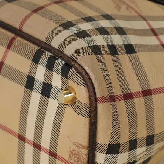 Burberry Haymarket Regent Tote Medium Bag-Burberry-THE CLOSET
