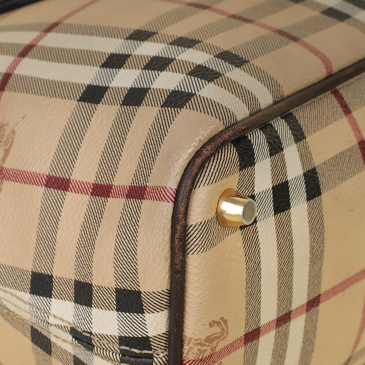 Burberry Haymarket Regent Tote Medium Bag-Burberry-THE CLOSET