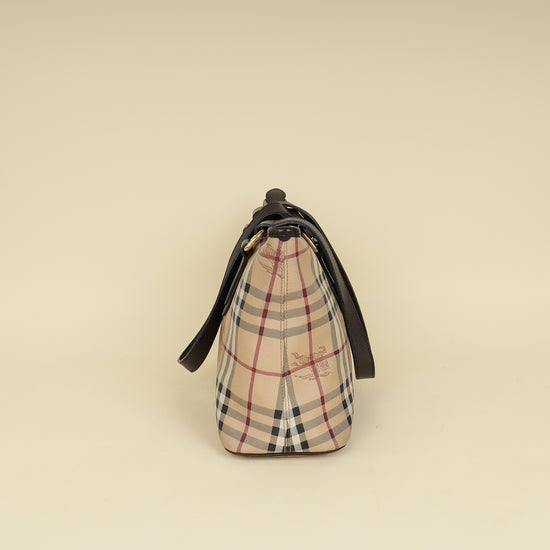 Burberry Haymarket Regent Tote Medium Bag-Burberry-THE CLOSET