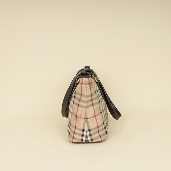 Burberry Haymarket Regent Tote Medium Bag-Burberry-THE CLOSET