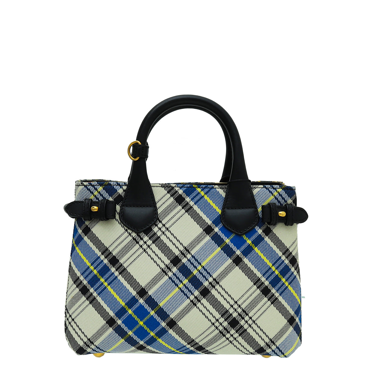 Burberry Multicolor Check Banner Tote Small Bag-Burberry-THE CLOSET