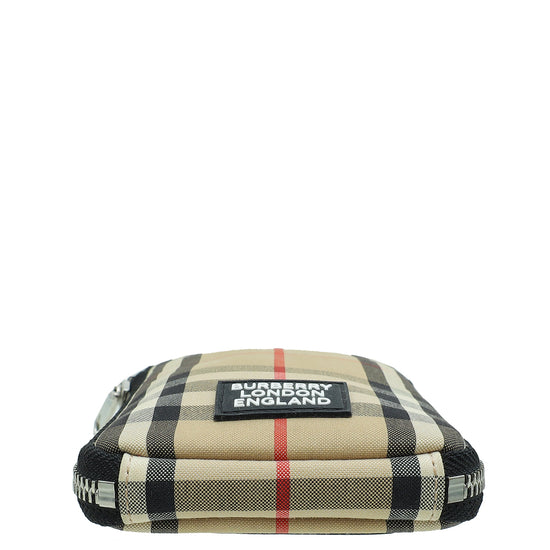 Burberry Beige Vintage Phone Case with Detachable Strap-Burberry-THE CLOSET