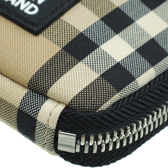 Burberry Beige Vintage Phone Case with Detachable Strap-Burberry-THE CLOSET