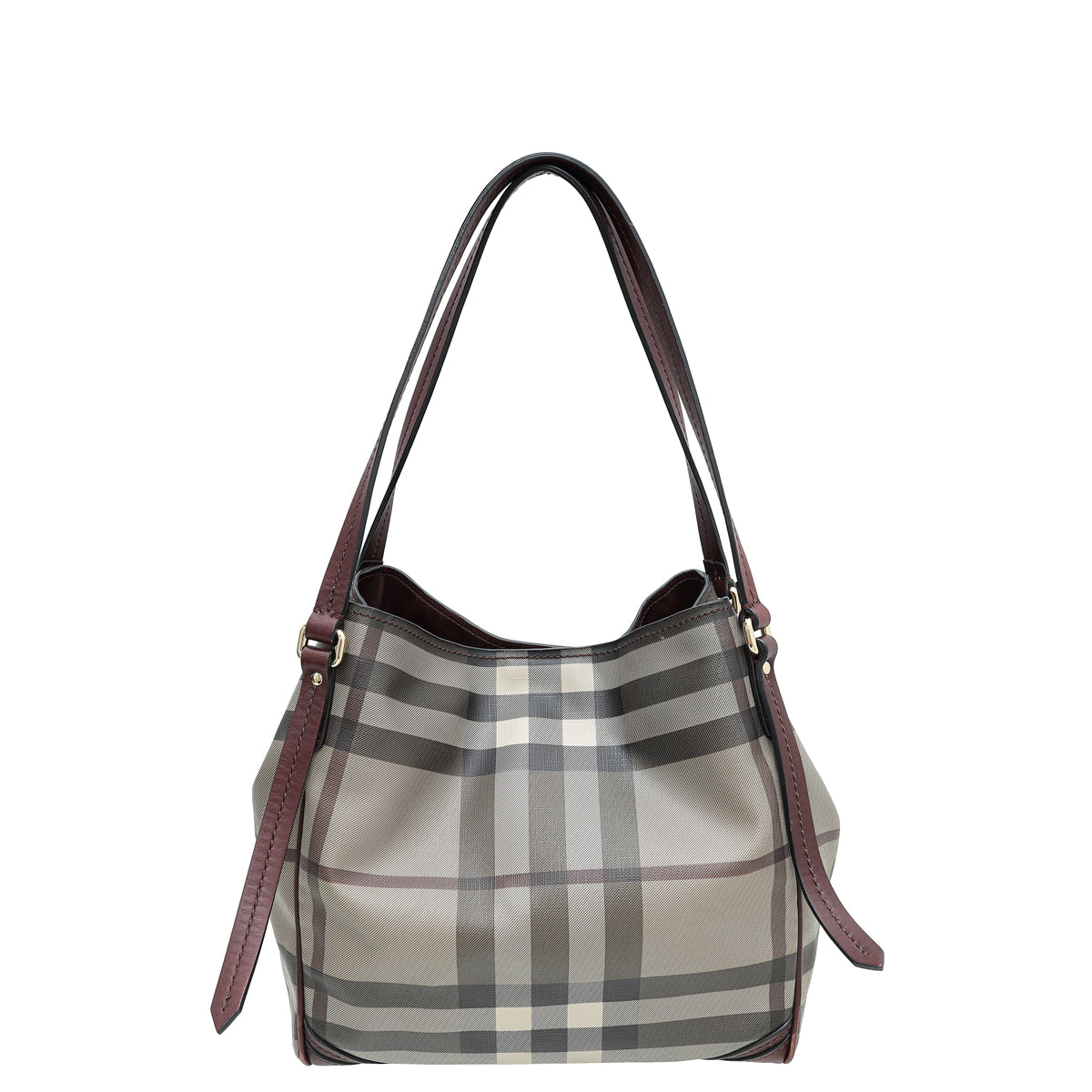 Burberry Smoked Check Canterbury Tote Medium Bag-Burberry-THE CLOSET