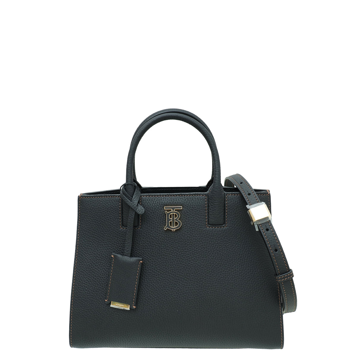 Burberry Black Frances Top Handle Mini Bag-Burberry-THE CLOSET