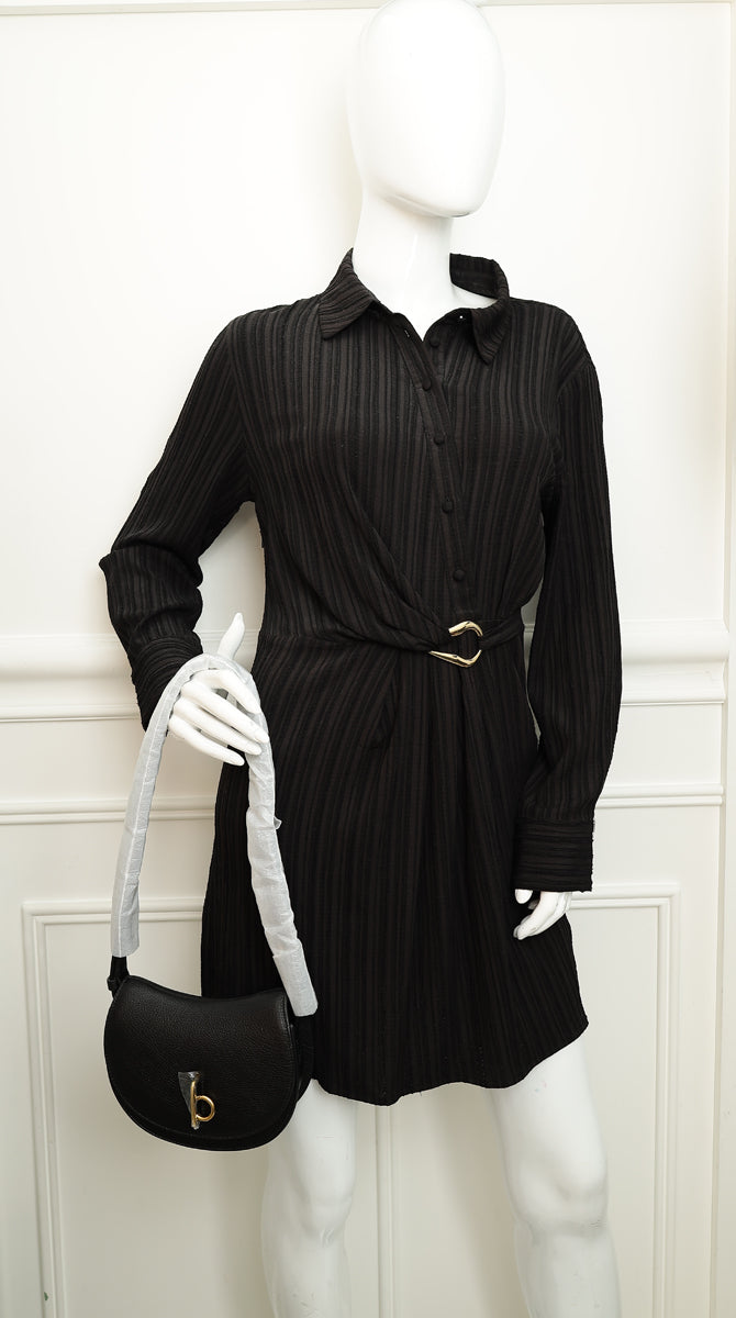 Burberry Black Rocking Horse Mini Shoulder Bag-Burberry-THE CLOSET