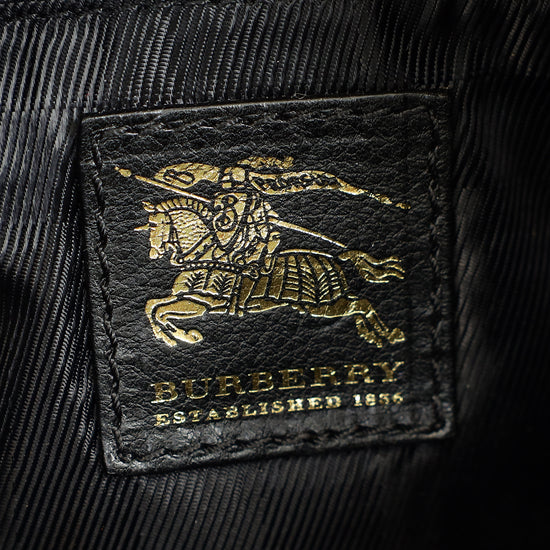 Burberry Bicolor House Check Sophie Bag